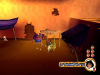 une photo d'Ã©cran de Aladdin - La Revanche de Nasira sur Sony Playstation